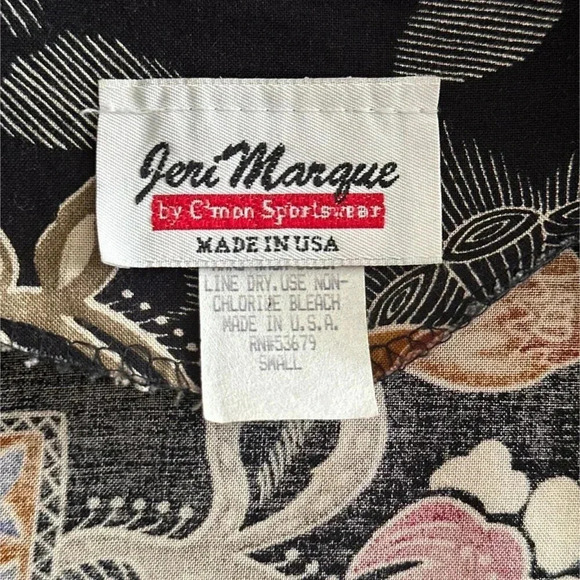 Vintage Artsy Floral Cardigan Womens Small Colorful Open Front Granny Top - Picture 10 of 13